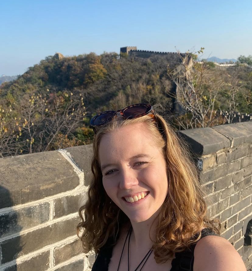 Emily on the Great Wall of China